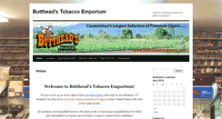 Desktop Screenshot of buttheadstobacco.com