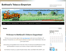 Tablet Screenshot of buttheadstobacco.com
